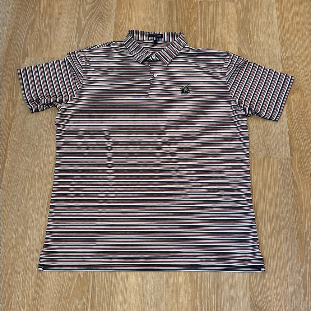 Men’s Peter Millar Crown Crafted Striped Polo Size XL
